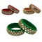 Indian Silk Thread Bangles for Women Traditional Kundan Bracelet Return Gifts Hippie Jewelry Bollywood Bracelet Gift for Her - Indian Bridal Set Thread Bangle
